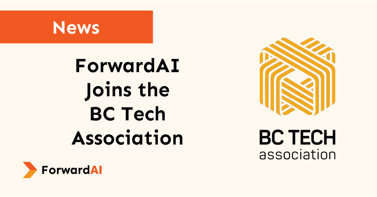 News: ForwardAI Joins the BC Tech Association title card