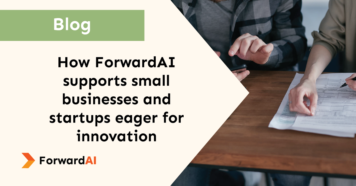 Press: How ForwardAI supports small businesses and startups eager for innovation title card