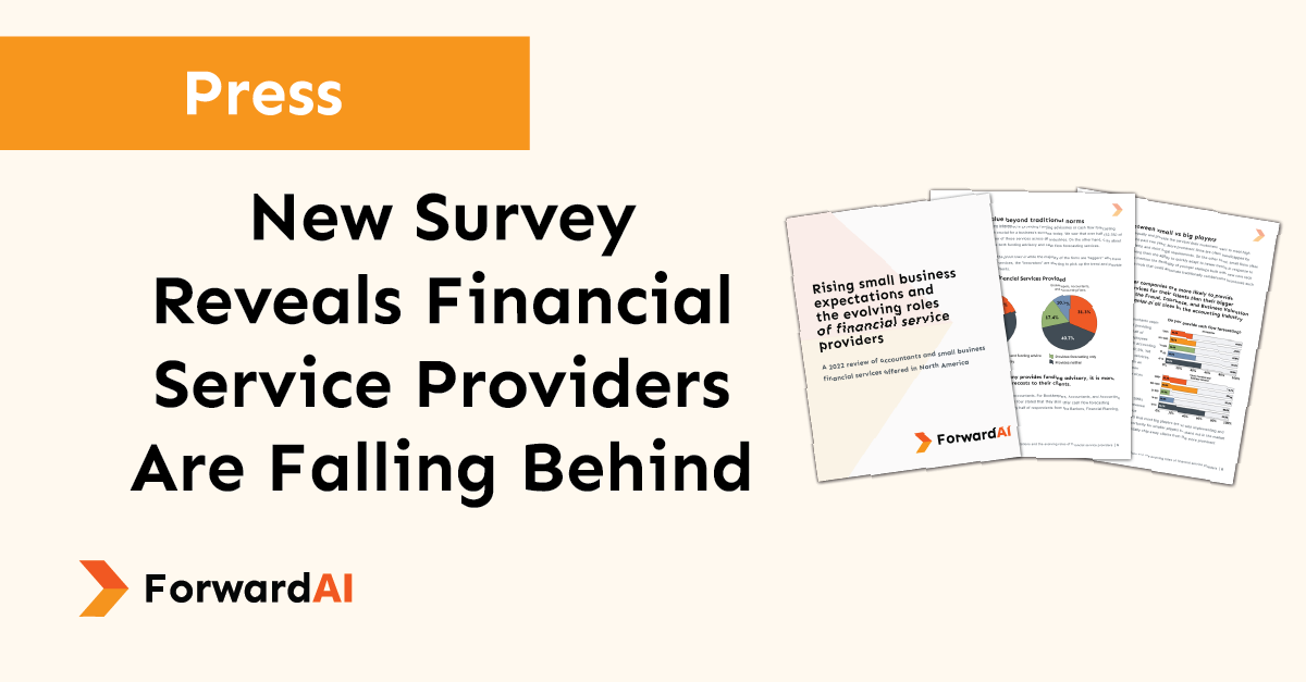 Press: New Survey Reveals Financial Service Providers Are Falling Behind title card