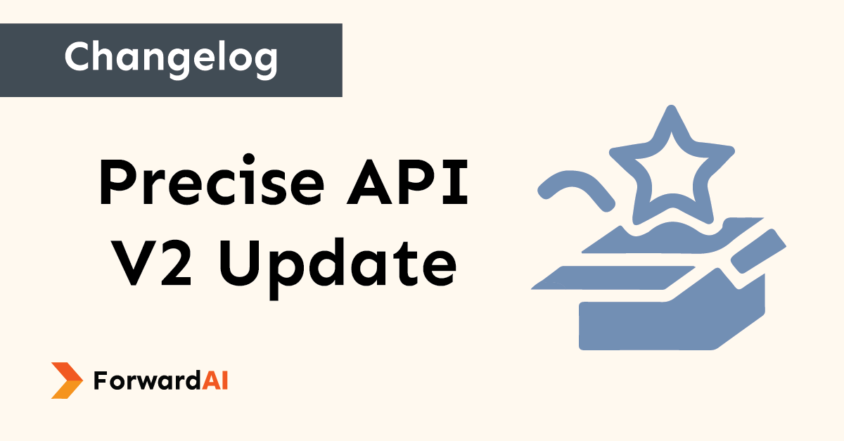 Precise API V2 Update