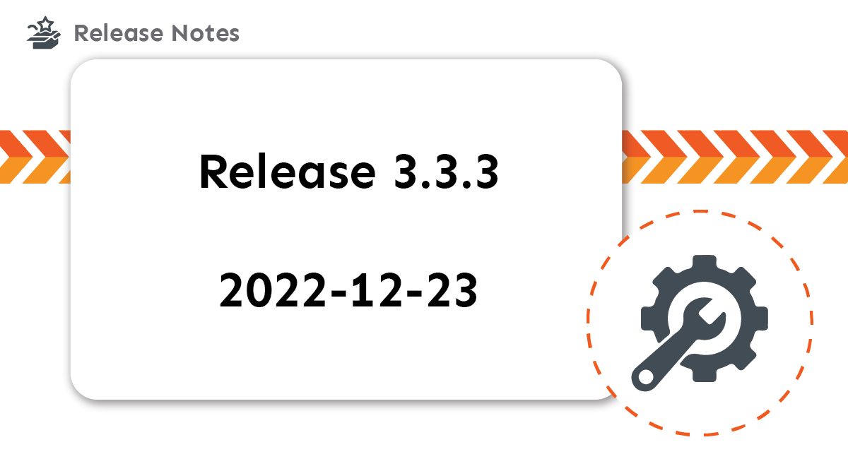 Changelog: Release 3.3.3 title card