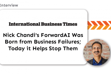 Press: Nick Chandi's ForwardAI Was Born from Business Failures; Today it Helps Stop Them title card