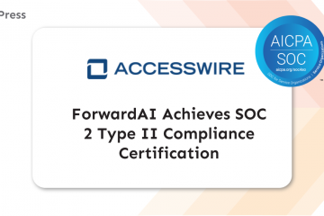 Press - ForwardAI Achieves SOC 2 Type II Compliance Certification Title Card