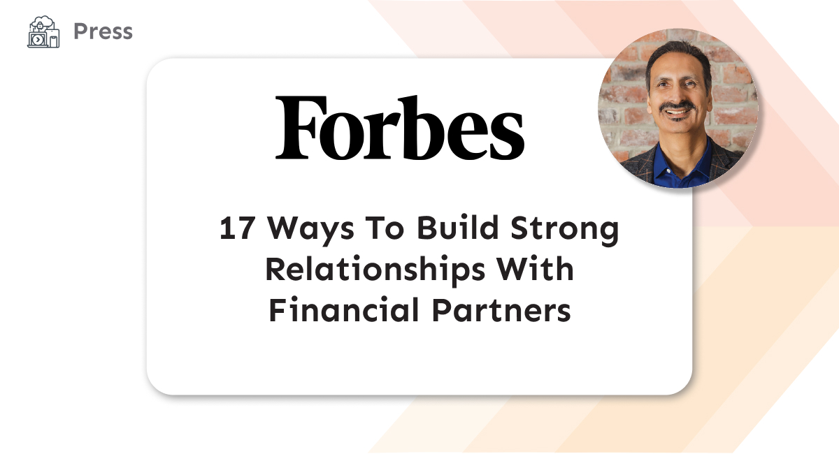 ForwardAI Press_17 Ways To Build Strong Relationships With Financial Partners Title Card