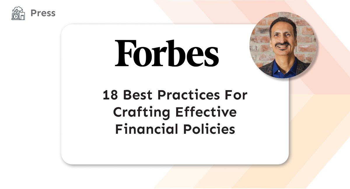 18 Best Practices For Crafting Effective Financial Policies